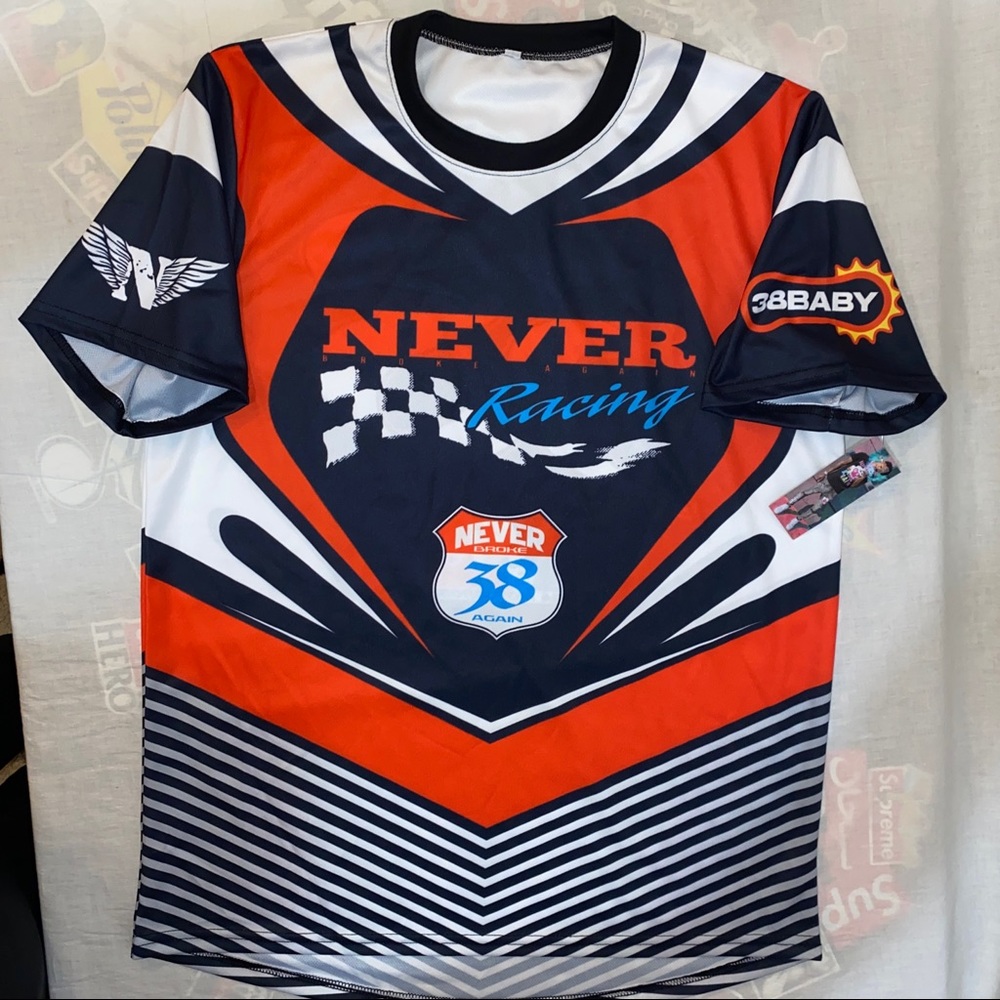 NBA YoungBoy Never Broke Again Motocross Racing Team Motor Bike Jersey Sz Medium